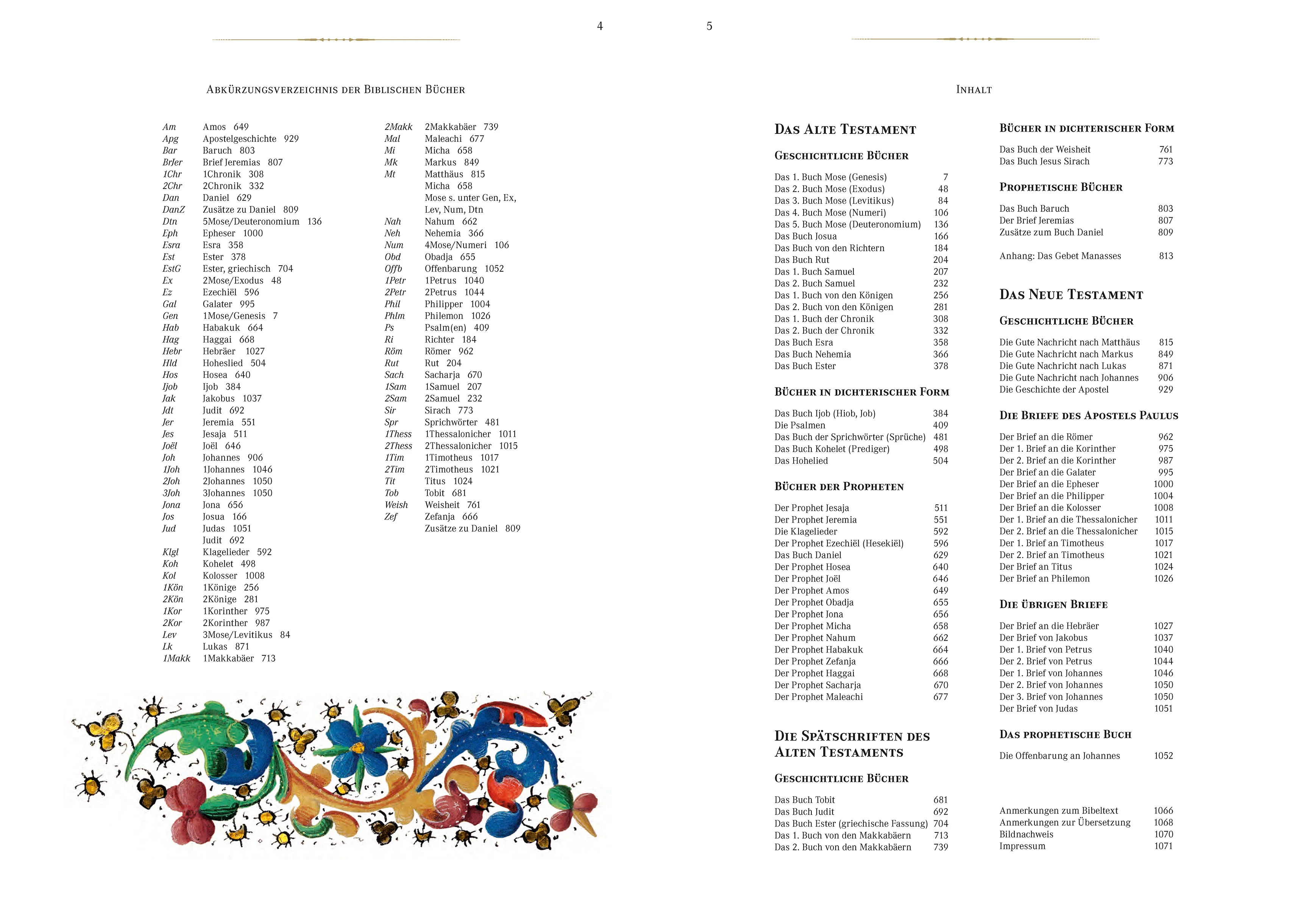 Die Bibel - Mit Meisterwerken der Buchmalerei - Image 4