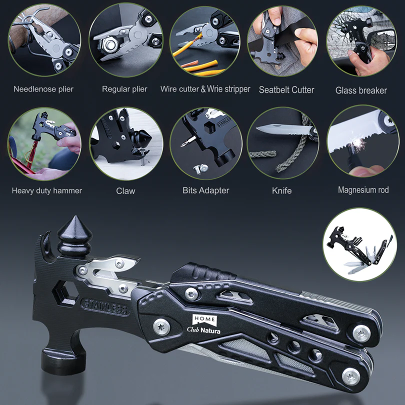 Multi-Tool mit Hammer und Tasche - Image 4